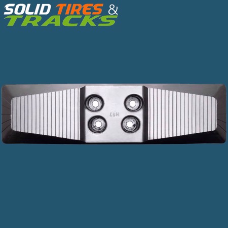 450mm Chain-On Rubber Pad - Heavy Duty