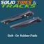 14" 350 mm Bolt-On Rubber Pad- Heavy Duty