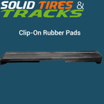 18" 450mm Clip-On Rubber Pad 154mm Pitch- Heavy Duty