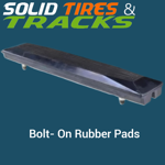 475 mm Bolt-On Rubber Pad 171mm Pitch- Heavy Duty