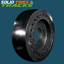 12-16.5 Smooth Solid Skid Steer Tires - Severe Duty